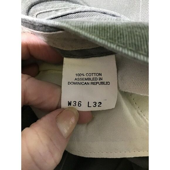 Dockers Women's Classic Fit Green Pleated Cotton Pants Size 12 - Picture 8 of 10